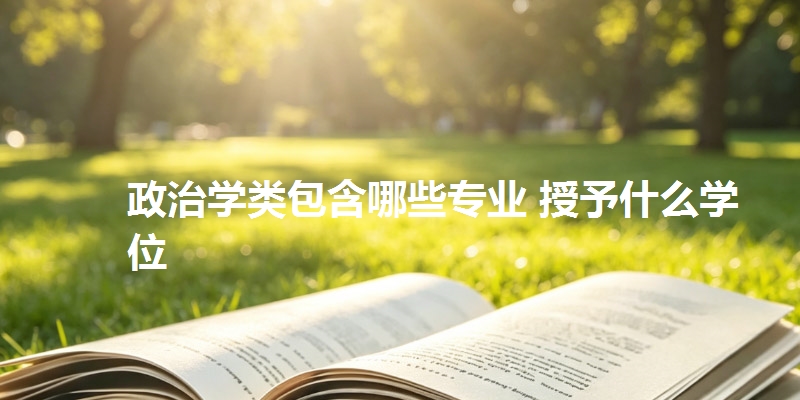 政治学类包含哪些专业 授予什么学位