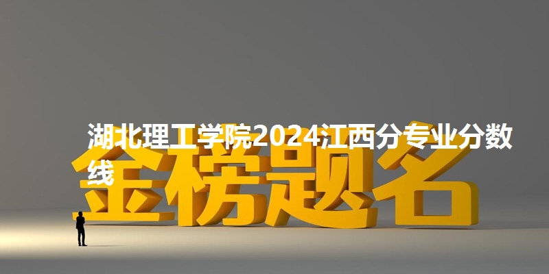 湖北理工学院2024江西分专业分数线