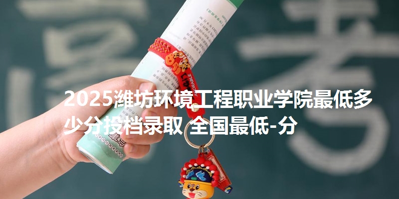 2025潍坊环境工程职业学院最低多少分投档录取 全国最低-分