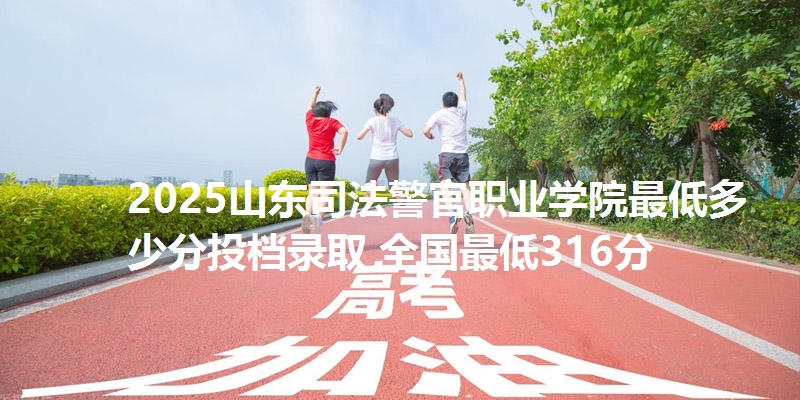 2025山东司法警官职业学院最低多少分投档录取 全国最低316分