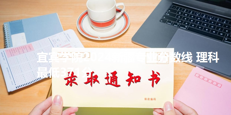 宜宾学院2024新疆专业分数线 理科最低371分