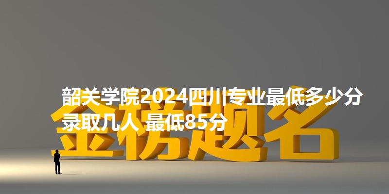 韶关学院2024四川专业最低多少分 录取几人 最低85分
