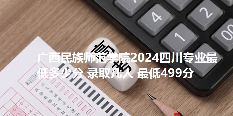 广西民族师范学院2024四川专业最低多少分 录取几人 最低499分