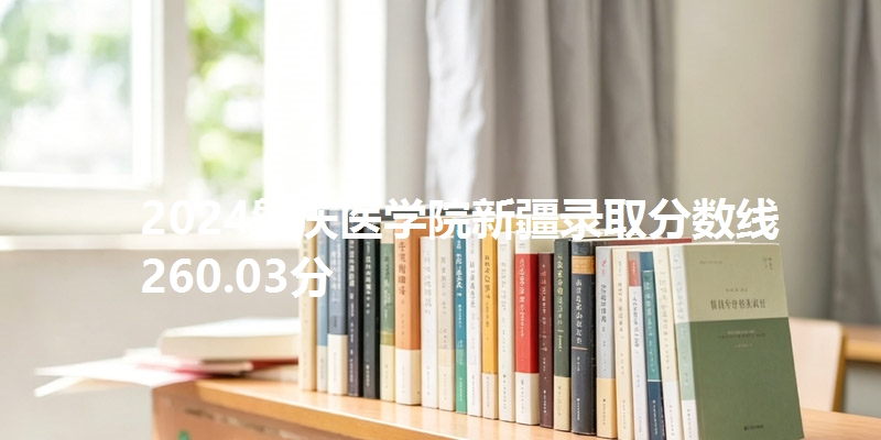 2024肇庆医学院新疆录取分数线260.03分