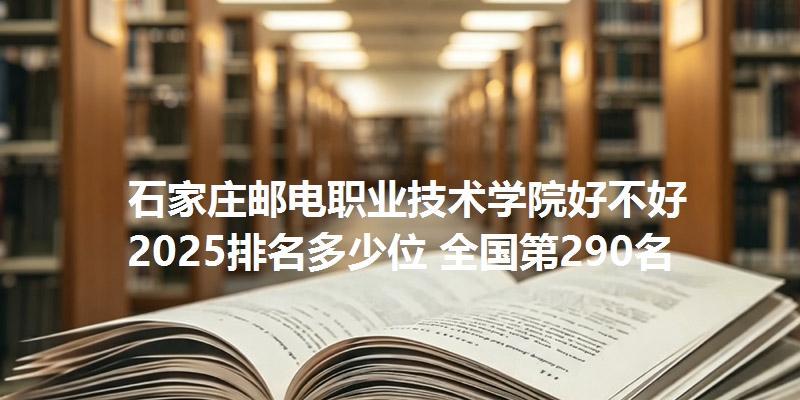 石家庄邮电职业技术学院好不好 2025排名多少位 全国第290名