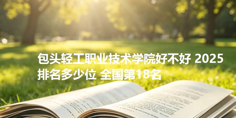 包头轻工职业技术学院好不好 2025排名多少位 全国第18名