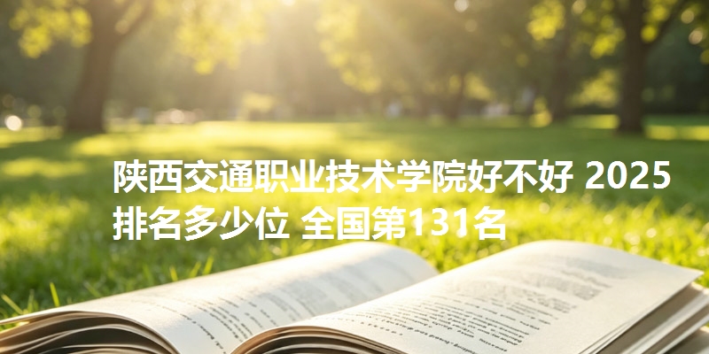 陕西交通职业技术学院好不好 2025排名多少位 全国第131名