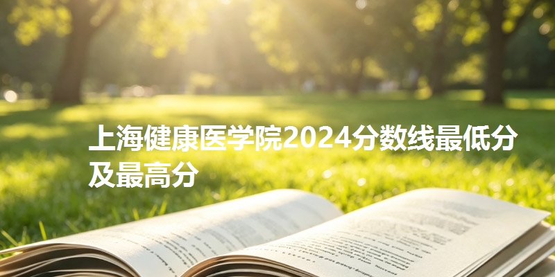 上海健康医学院2024分数线最低分及最高分
