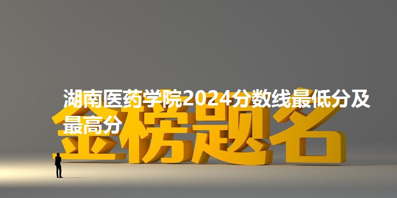 湖南医药学院2024分数线最低分及最高分