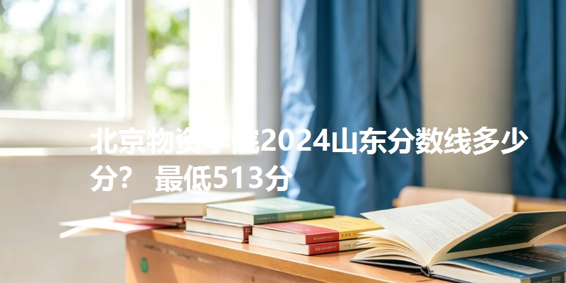 北京物资学院2024山东分数线多少分? 最低513分