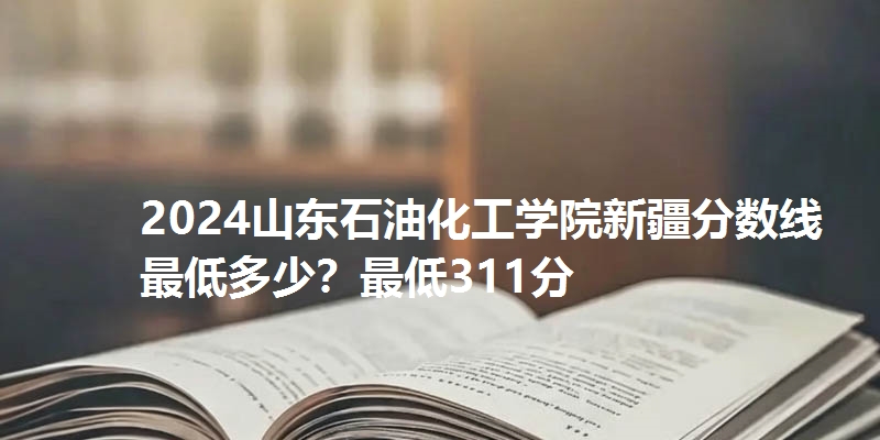 2024山东石油化工学院新疆分数线最低多少?最低311分