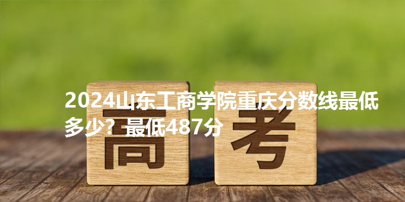 2024山东工商学院重庆分数线最低多少?最低487分