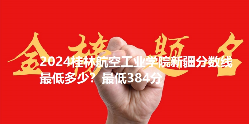 2024桂林航空工业学院新疆分数线最低多少?最低384分