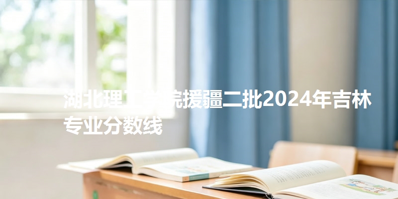 湖北理工学院援疆二批2024年吉林专业分数线