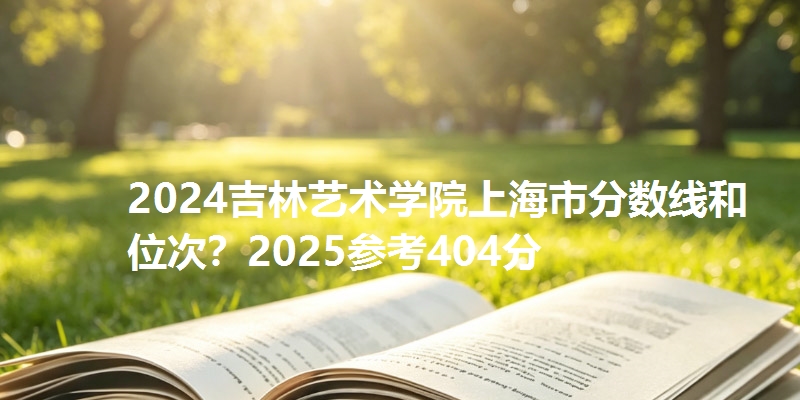 2024吉林艺术学院上海市分数线和位次?2025参考404分