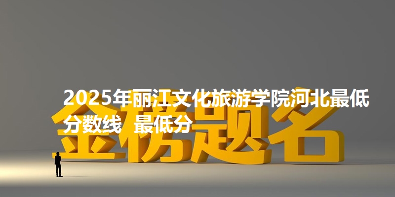 2025年丽江文化旅游学院河北最低分数线 最低分