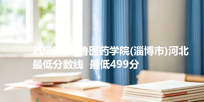 2025年齐鲁医药学院(淄博市)河北最低分数线 最低499分