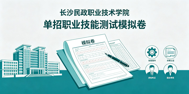 长沙民政职业技术学院单招职业技能测试模拟卷（D类、E类） 2027参考