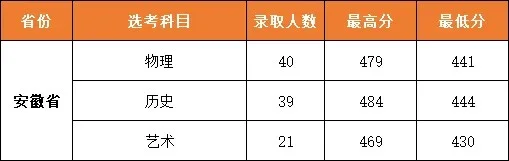 武汉城市职业学院2025安徽省录取分数线