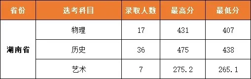 武汉城市职业学院2025湖南省录取分数线