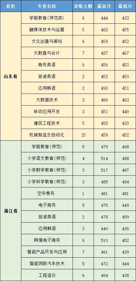 武汉城市职业学院2025录取分数线