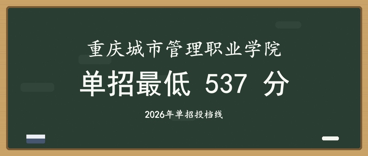 2027单招报考建议
